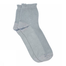 Lade das Bild in den Galerie-Viewer, MPwoman I Vivian short socks I Dusty Blue I 37/39