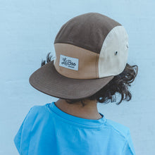 Lade das Bild in den Galerie-Viewer, Block Color 5-Panel-Cap I light brown-brown-cream I Size M