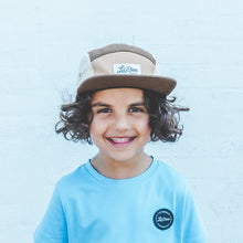 Lade das Bild in den Galerie-Viewer, Block Color 5-Panel-Cap I light brown-brown-cream I Size L