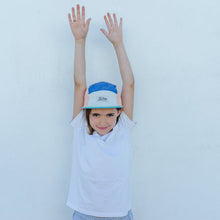 Lade das Bild in den Galerie-Viewer, Block Color 5-Panel-Cap I peach-blue-green I Size L