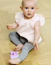 Lade das Bild in den Galerie-Viewer, Krabbel Leggings I Grey Melange I 74/80