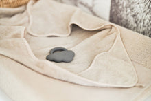 Lade das Bild in den Galerie-Viewer, Kapuzenhandtuch Frottee I  75x75cm I Nougat