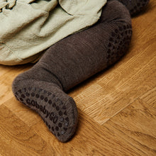 Lade das Bild in den Galerie-Viewer, Krabbel Strumpfhose I Merinowolle I Brown Melange I 74/80