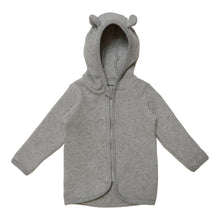 Lade das Bild in den Galerie-Viewer, Bio-Baumwoll-Fleecejacke mit Öhrchen FLUFFY