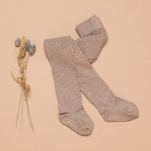 Lade das Bild in den Galerie-Viewer, Krabbel Strumpfhose I Merinowolle I Sand I 74/80