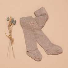 Lade das Bild in den Galerie-Viewer, Krabbel Strumpfhose I Merinowolle I Sand I 80/86