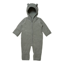 Lade das Bild in den Galerie-Viewer, Bio-Baumwoll-Fleeceanzug mit Öhrchen MUSHI