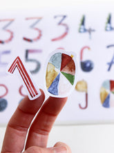Lade das Bild in den Galerie-Viewer, Stickerbogen I Zahlen