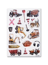 Lade das Bild in den Galerie-Viewer, Spülmaschinenfeste Sticker I Baustelle