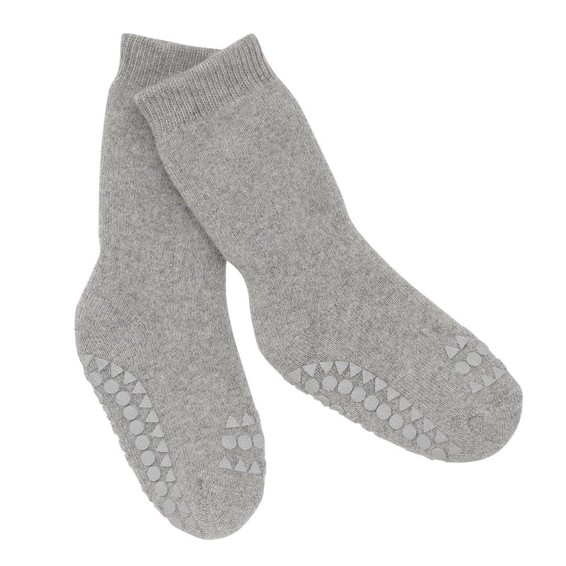 Rutschfeste Socken I Grey Melange I 20/22