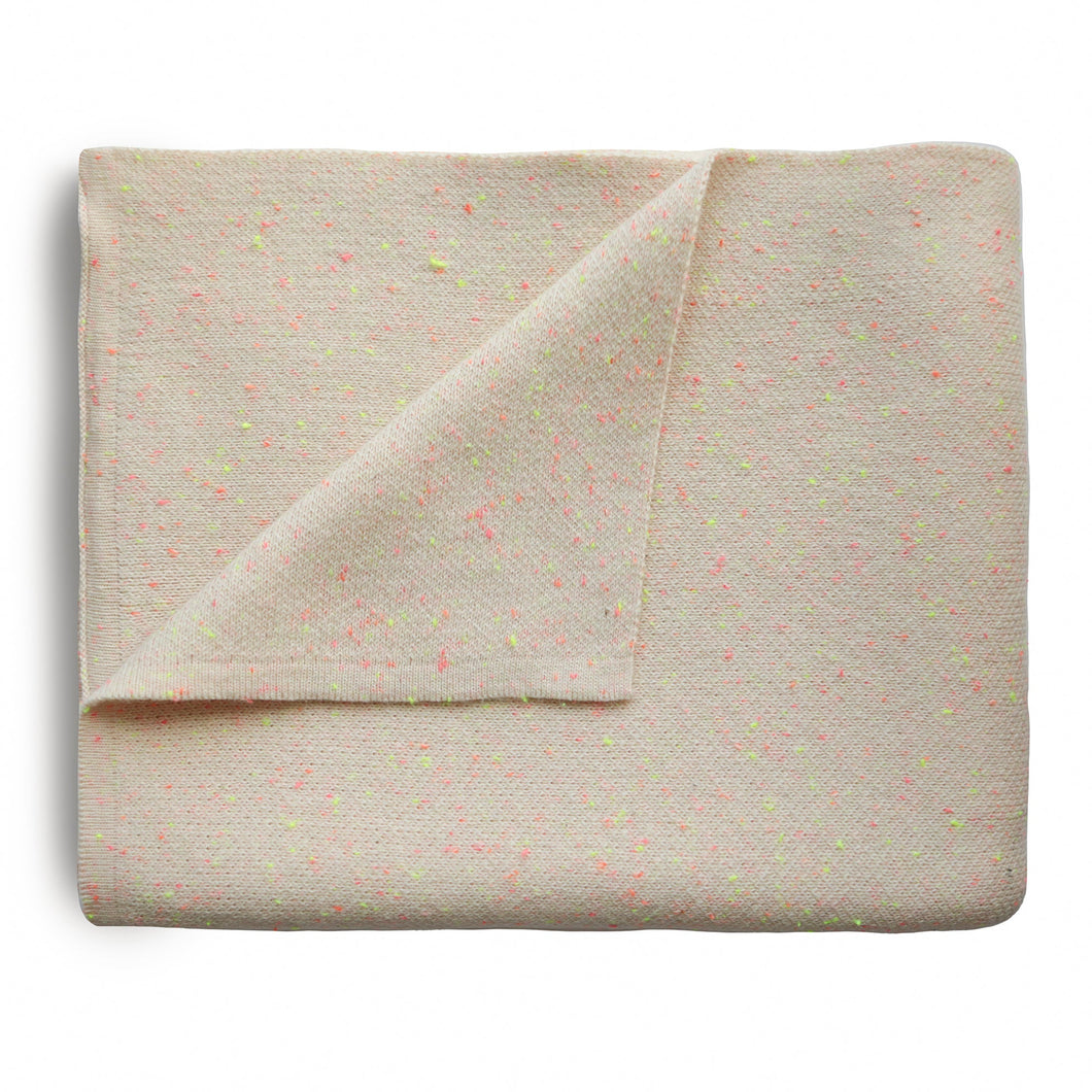 Baby Decke Confetti peach